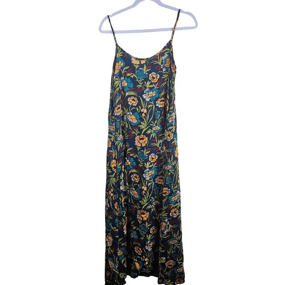 Tysa Floral Print Long Maxi Dress With Spaghetti Strap Sleeves Size 0 - Picture 1 of 6